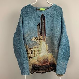 4x1111 Lift Off Clean Cut Tapestry Crewneck XXL